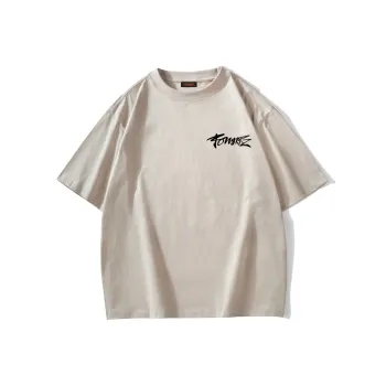 TONYKRZ T Shirts Unisex Light Beige Apricot