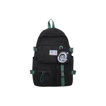 Wolfhorse Nylon Backpack Unisex Black/Ecru/Pink/Khaki