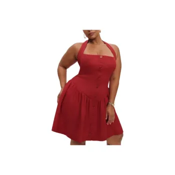 REFORMATION Mariela Linen Dress Es Sleeveless Dress Women's