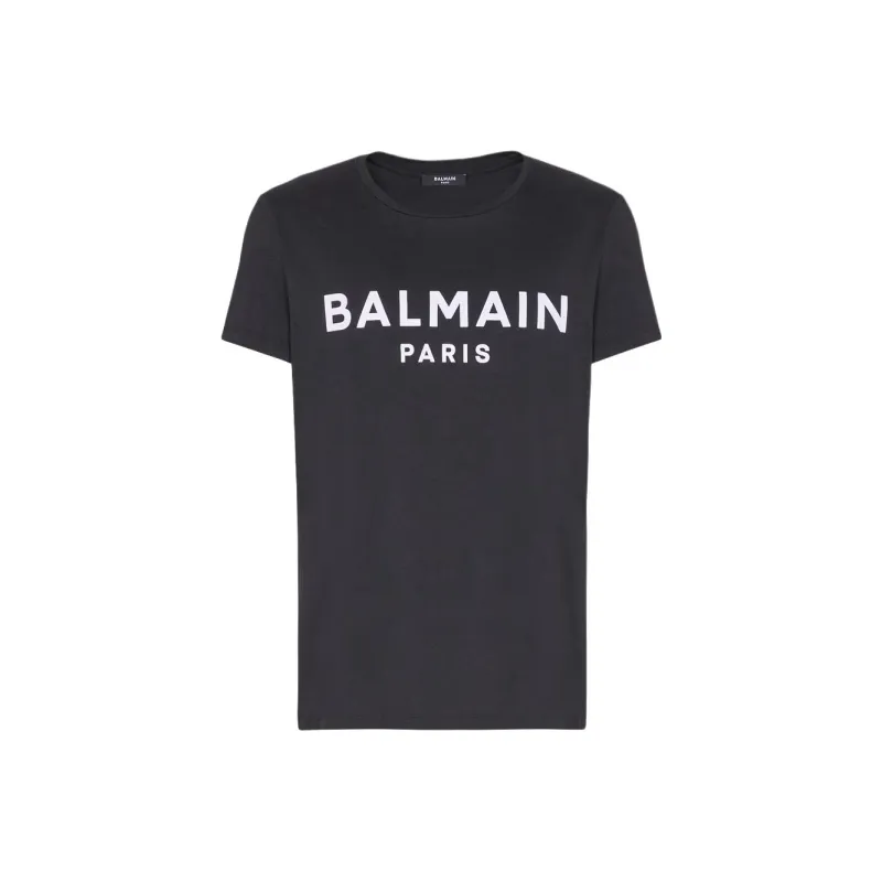 BALMAIN T Shirts Men Black-0