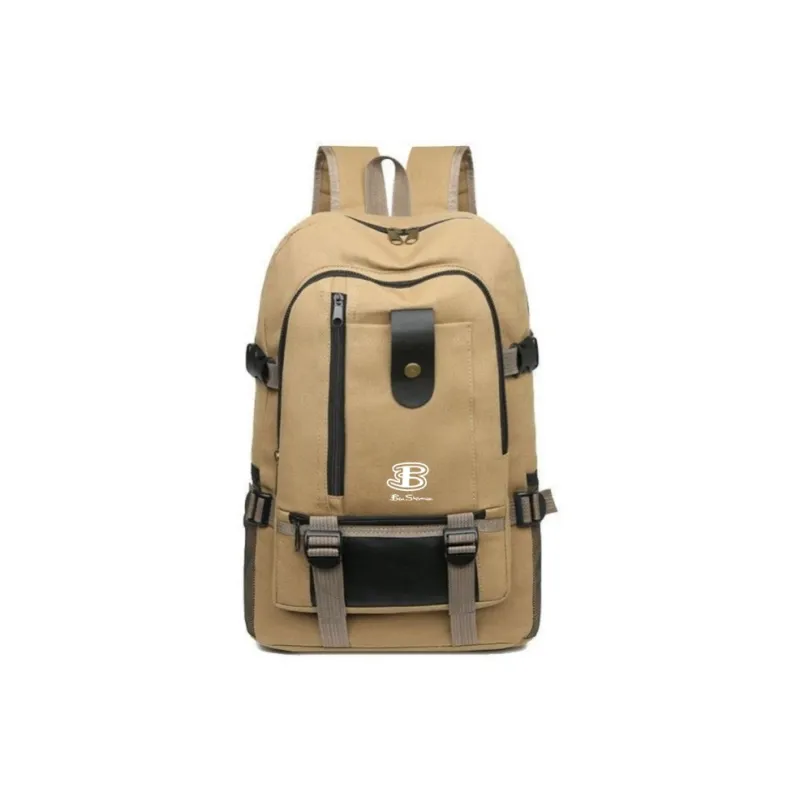 BEN SHERMAN Canvas Backpack Unisex Multicolor-4