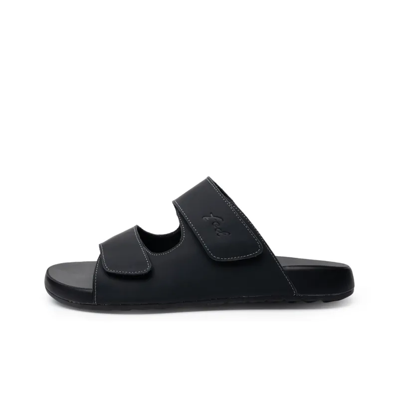 FED Slide Slippers Men Black/Khaki-0