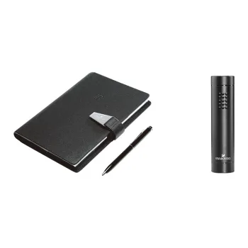 Swarovski Fashion Black Writing Instrument Set With Mobile Power Supply Laptops