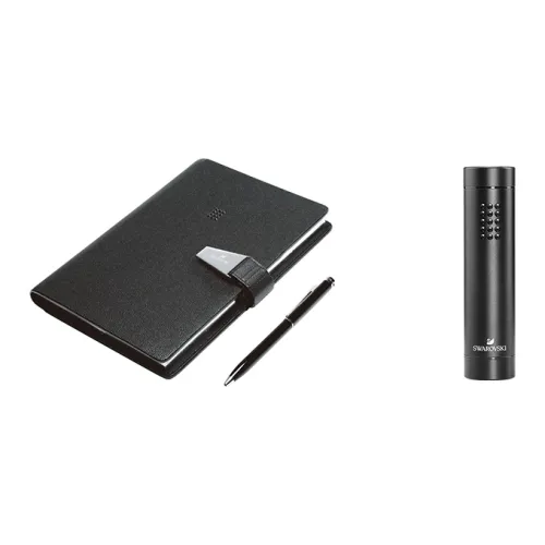 Swarovski Fashion Black Writing Instrument Set With Mobile Power Supply Laptops