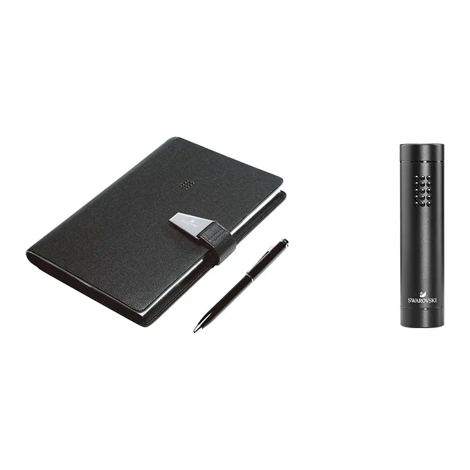Swarovski Fashion Black Writing Instrument Set With Mobile Power Supply Laptops-0