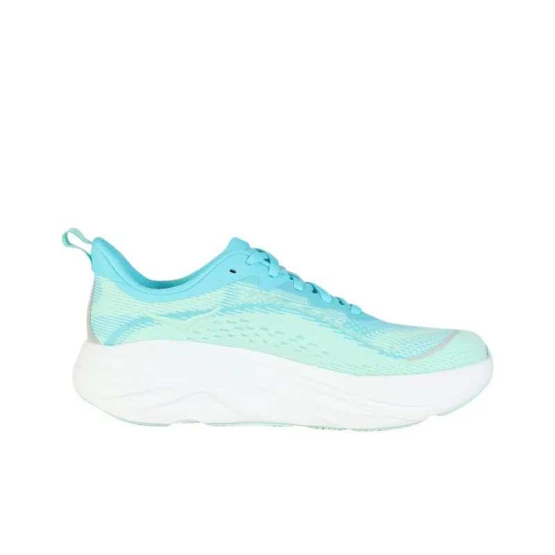 HOKA ONE ONE SKYFLOW Shock Absorbers With Slip Resistant Features Low Top Running Shoes Women's Green Blue-1