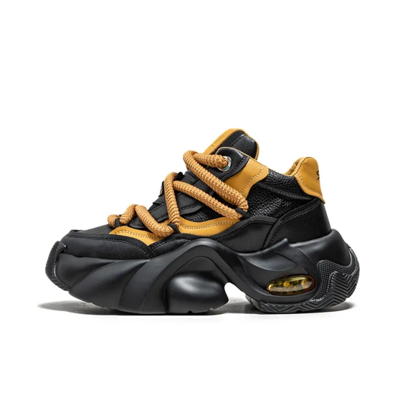 Colorful Creations Slip Resistant, Abrasion Resistant, Breathable, Height Increasing Chunky Sneakers Men's-8