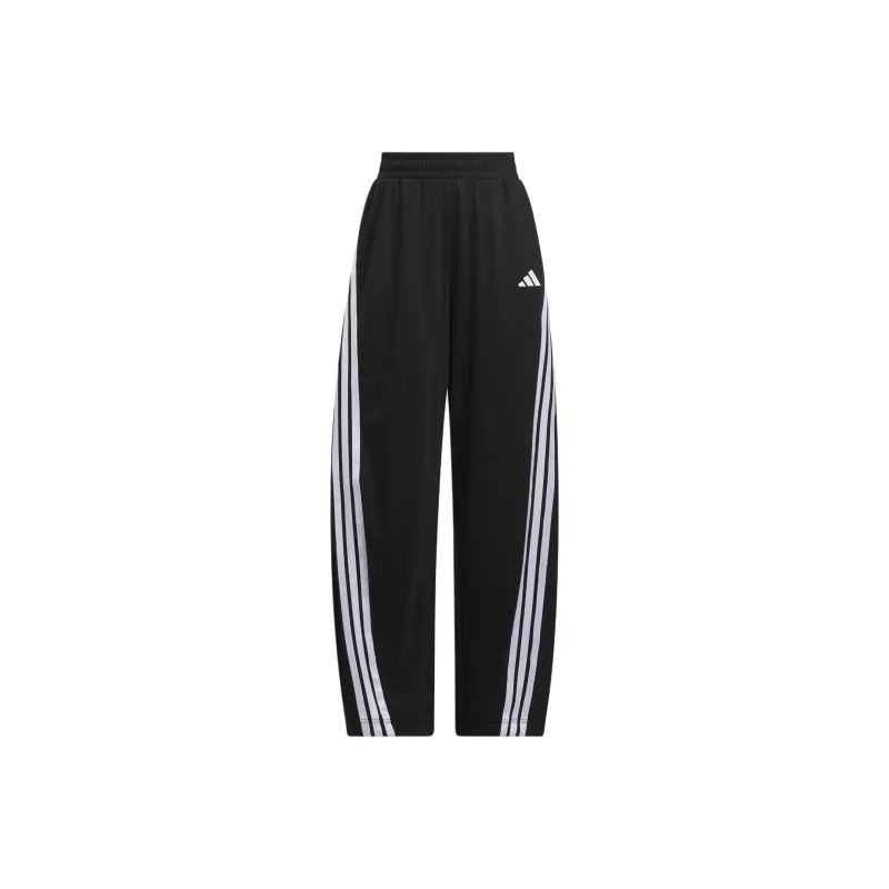 Adidas SS25 BANANA KNIT JOGGERS Casual Pants Women's Black-0