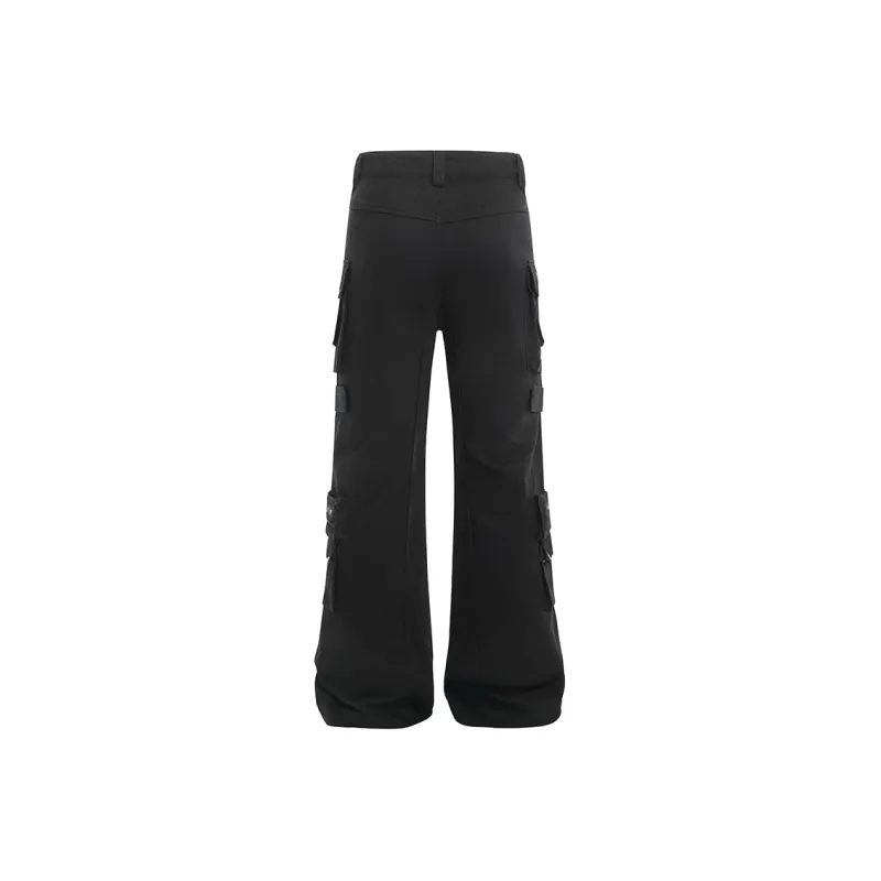 BABUGGE Cargo Pants Unisex Black-1