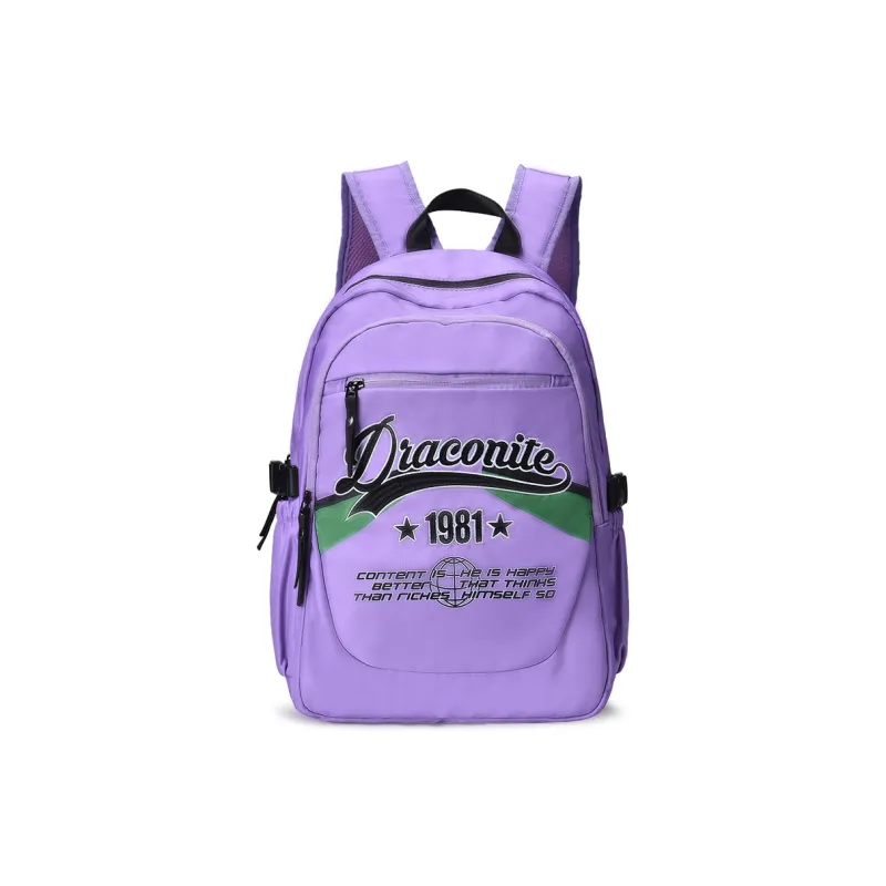 DRACONITE Polyester Backpack Regular Unisex Ecru-5