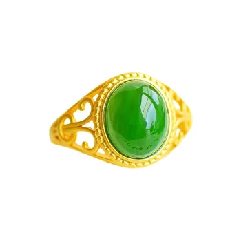 Jade Ink Love Hetian Jade Rings Jasper Unisex