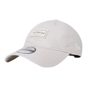 New Era Cotton Baseball Caps Unisex Beige