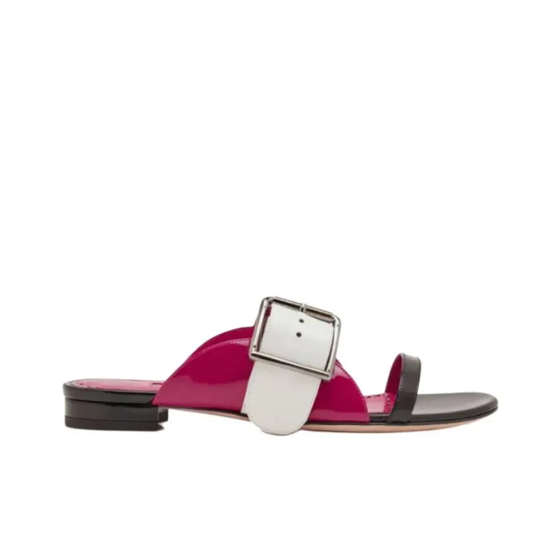 MANOLO BLAHNIK Slide Slippers Women's Purple-1