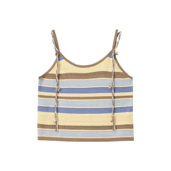 3COLOUR Knitwear Women's Glacier Blue Stripes