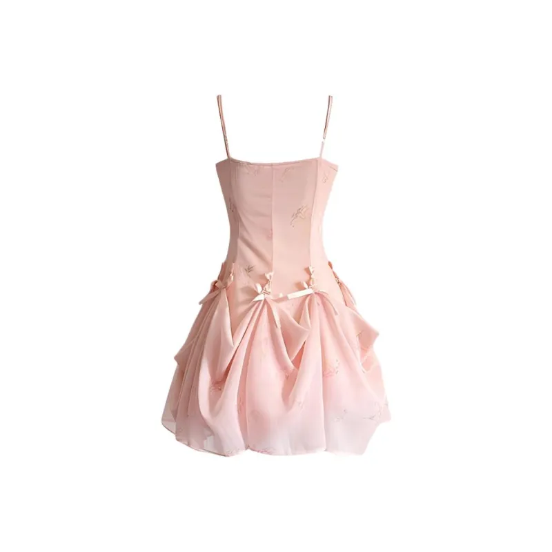 VKXOW Slip Dresses Women's Icy Pink Litchi-1