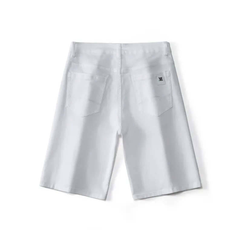 EPTISON Denim Shorts Unisex White-1