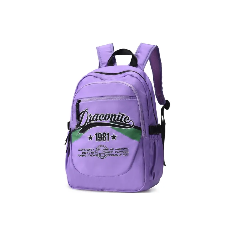 DRACONITE Polyester Backpack Regular Unisex Ecru-6