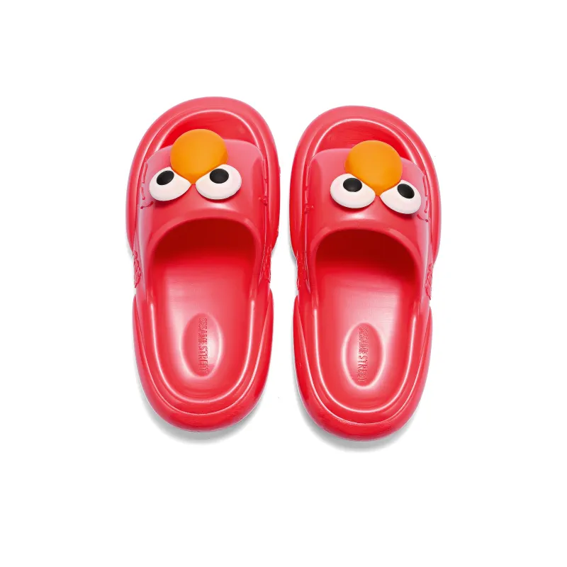 SESAME STREET Antibacterial Slip Resistant Abrasion Resistant Odor Resistant Slide Slippers Unisex-15