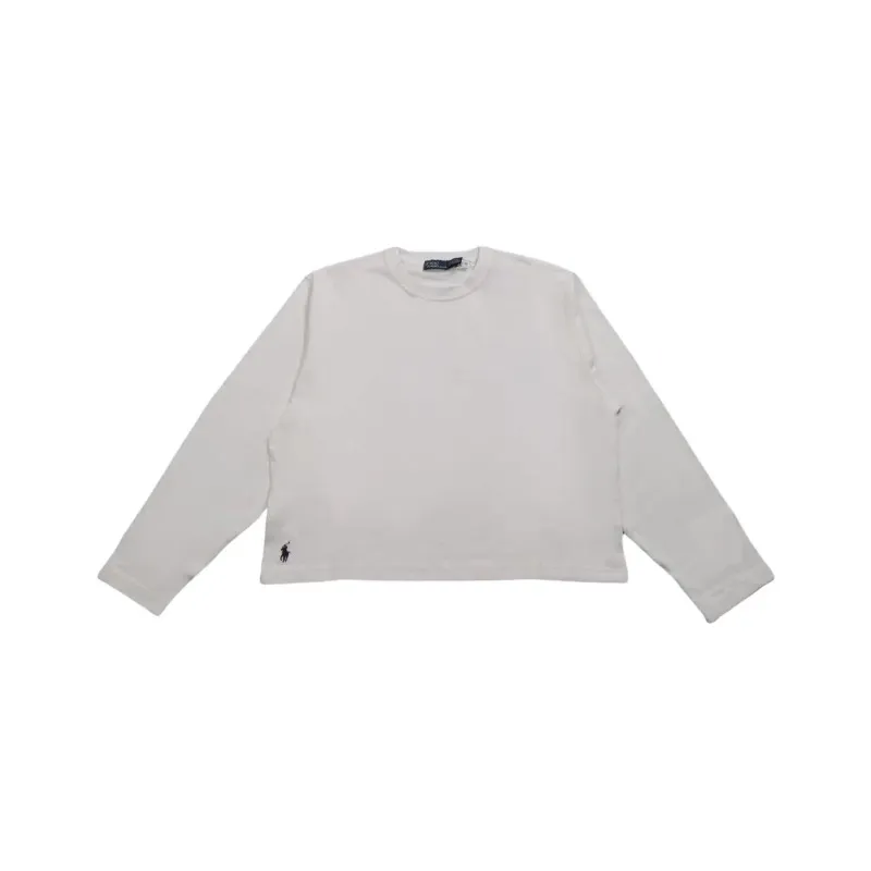 Polo Ralph Lauren Long sleeve Cropped T shirt-0