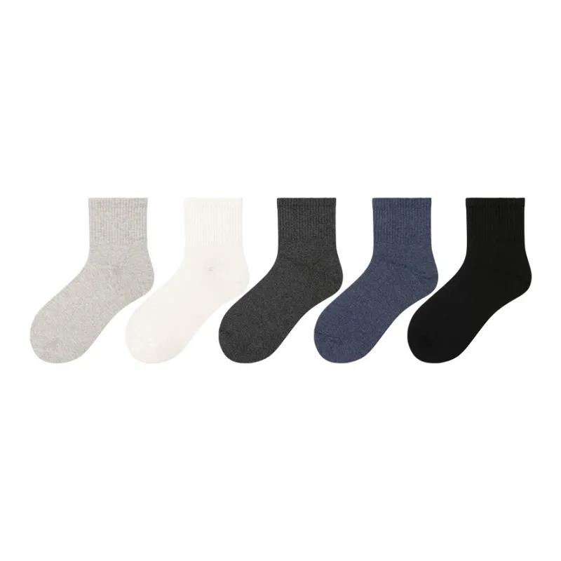 LIANGPU Ankle Socks Men's 5 Pack-0