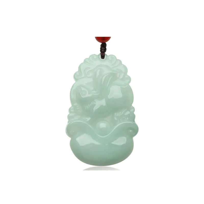Oriental Jade Glutinous Jade Jadeite Necklaces Unisex-15