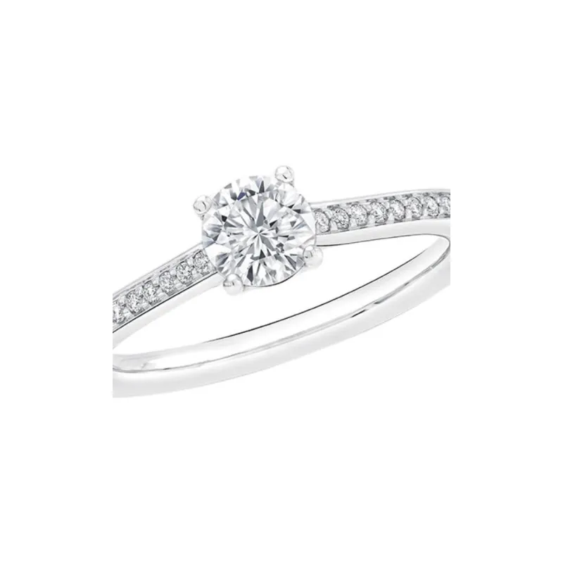 Graff 18K White Gold Rings Unisex Silver-2
