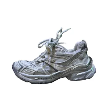 Balenciaga Runner2.0 Low Top Chunky Sneakers Men's Gray Silver