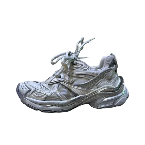 Balenciaga Runner2.0 Low Top Chunky Sneakers Men's Gray Silver