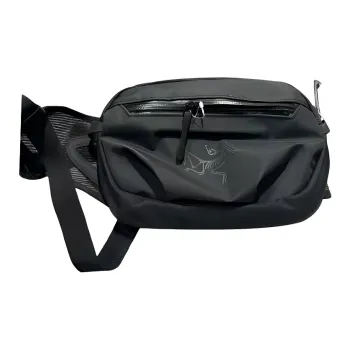 Arcteryx ARRO Nylon Shoulder Bag Crossbody Bag Fanny Pack Unisex Black