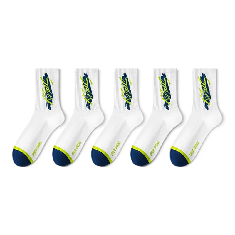 LUOLIAN Basketball Socks Men's 5 Pack-1