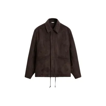 ZARA Jackets Men Dark Brown