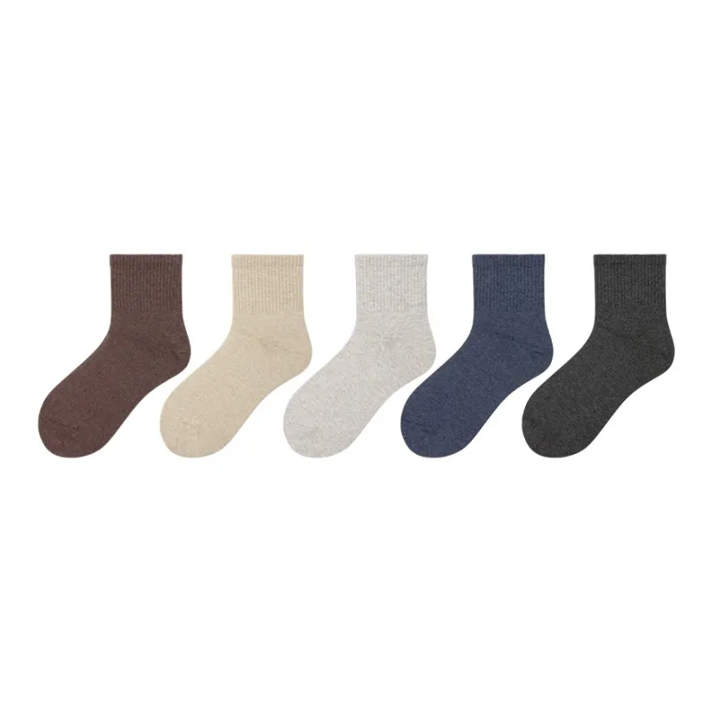 LIANGPU Ankle Socks Men's 5 Pack-8