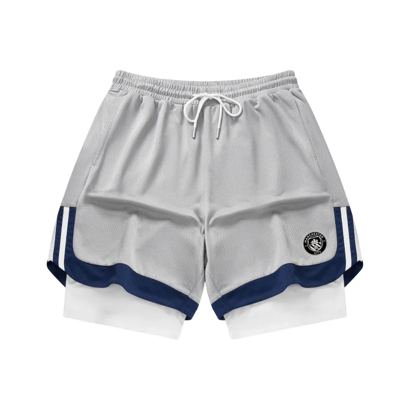 Manchester City F.C. Basketball Shorts Unisex-12