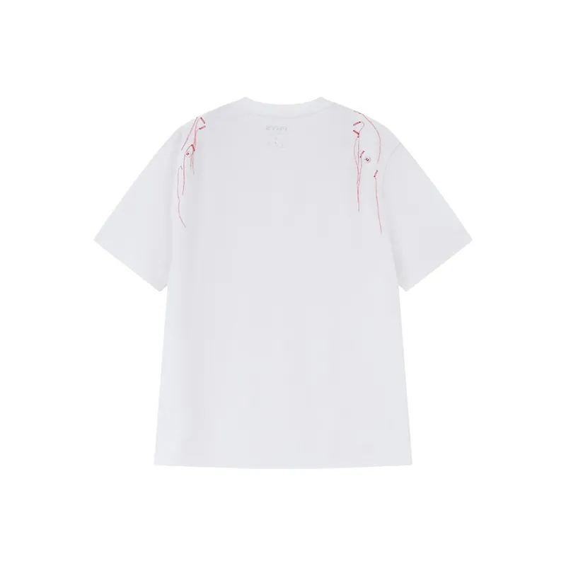 WULISHAONIAN T Shirts Unisex White-1