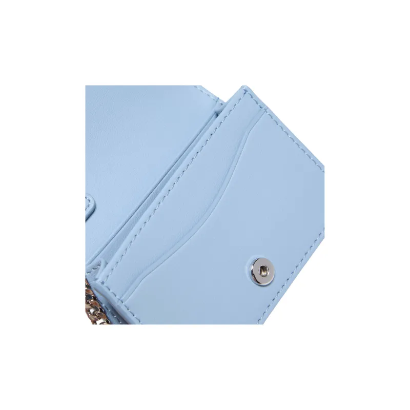 GANNI Recycled Leather Card Holder Women's Blue-3