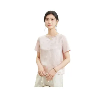 JINJU T Shirts Women's Pink