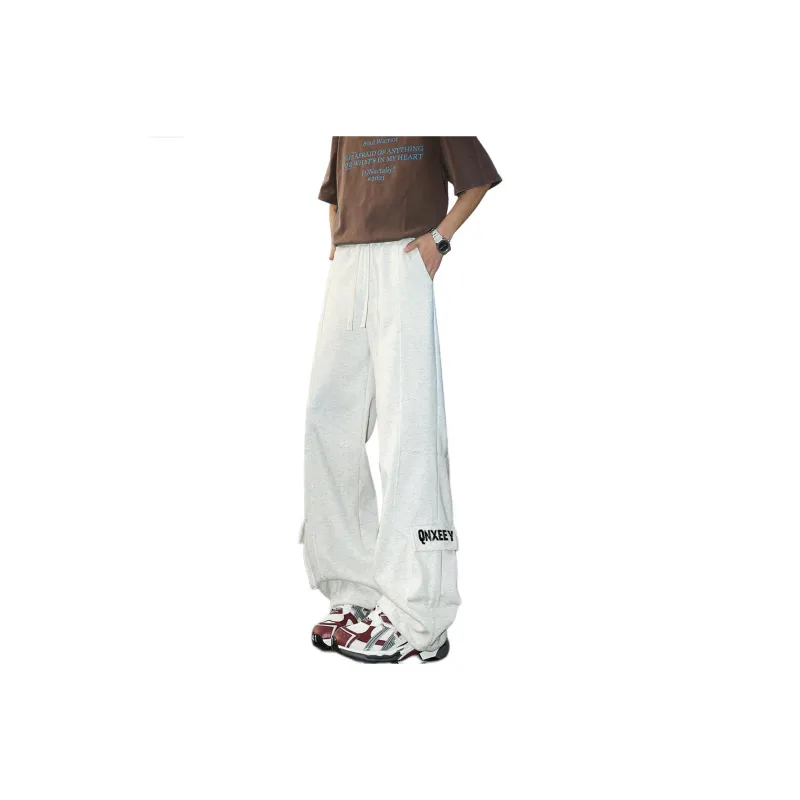 Qnxeey Casual Pants Unisex-4