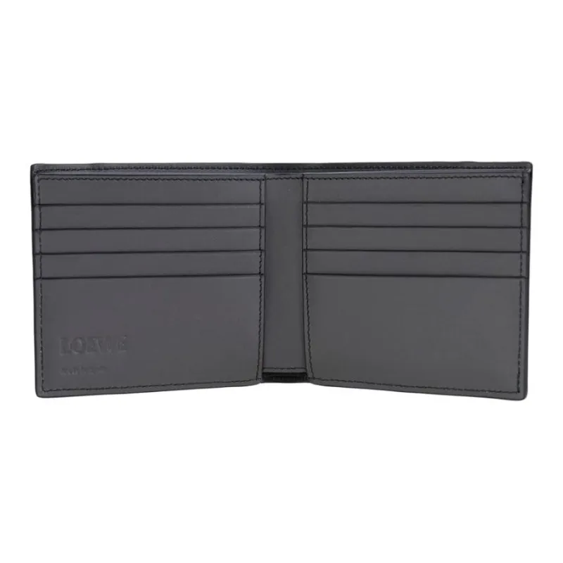 LOEWE Calfskin Wallet Men's Dark Gray-5