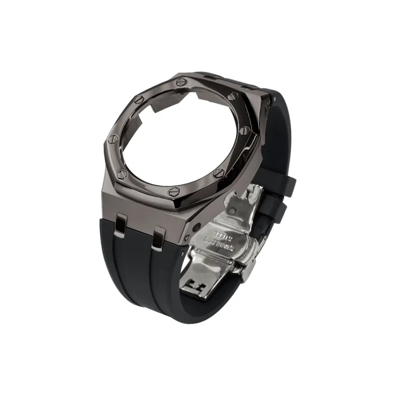 Keppot Compatible With Farmhouse Oak GA 2100 GA 2110 GA B2100 Modified Metal Strap Watch Case Unisex-49