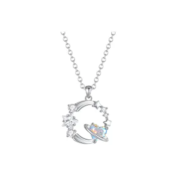 CHOW TAI SENG S925 Silver Necklaces Women's