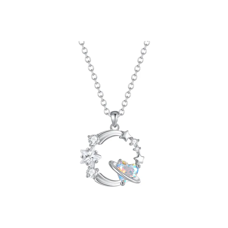 CHOW TAI SENG S925 Silver Necklaces Women's-0
