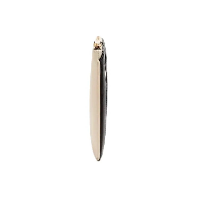 Valentino Leather Clutch Unisex Beige & Black-3
