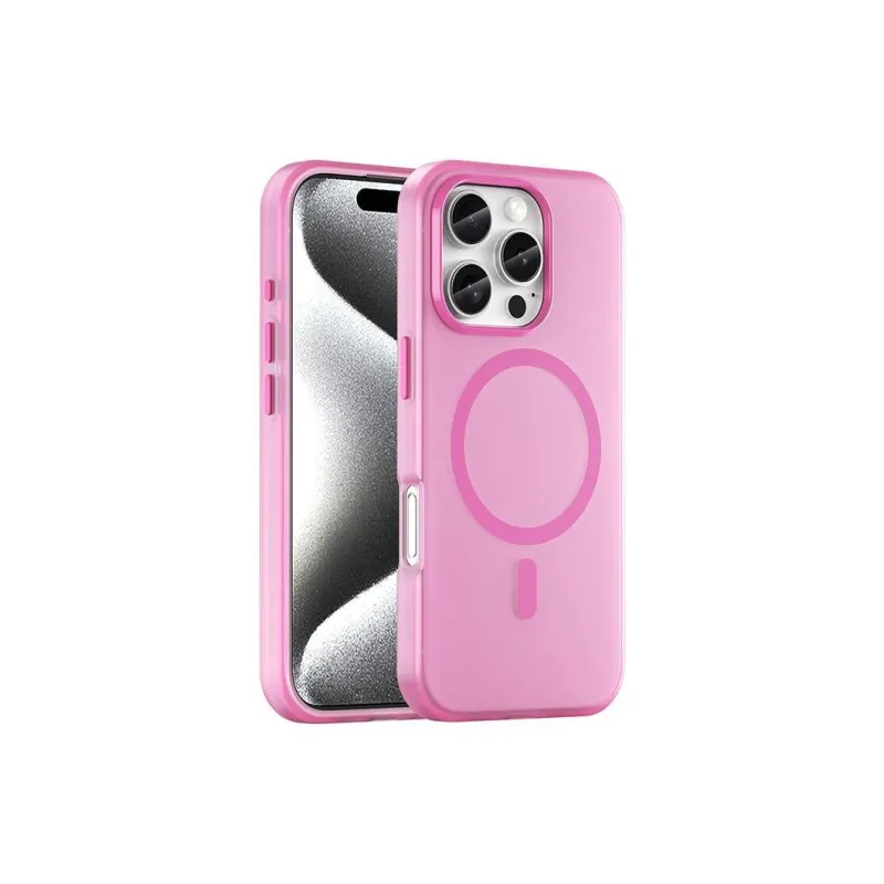 Record Star PC Material Ultra Rough Magnetic Phone Cases Compatibility IPhone16ProMa Girlish Business Formal Style-8