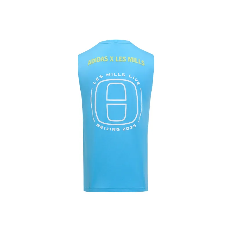 Adidas x LAIMEI,LIANMINGKUAN SS25 Tank Top Men's Light Magic Blue-1