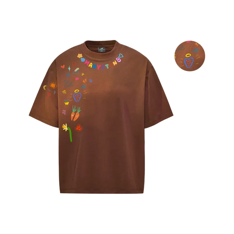 MANYSTON T Shirts Unisex-7