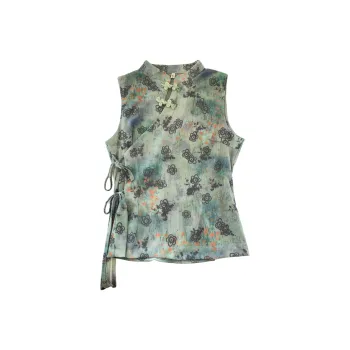 OUBO Shirts Women's Dark Shadow Green