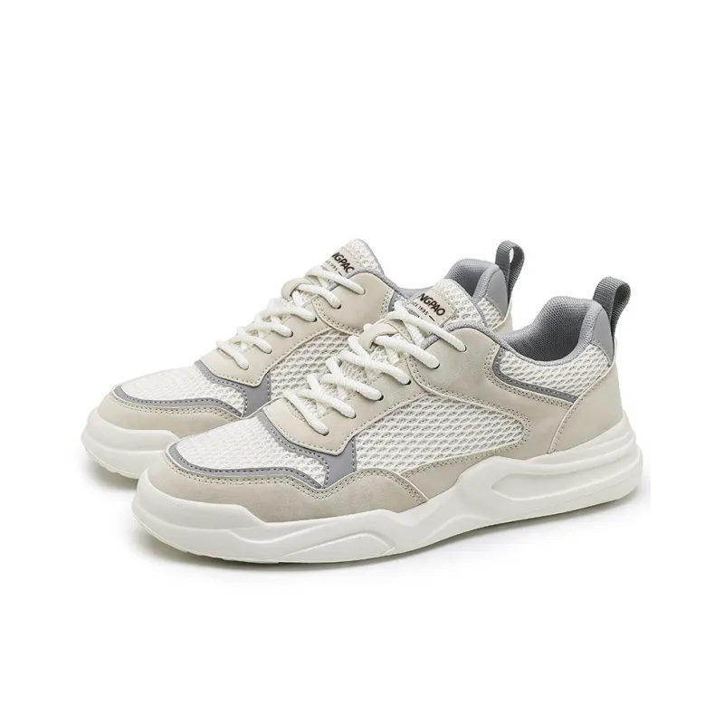 LINGPAO Cushioning Abrasion Resistant Lightweight Slip Resistant Low Top Casual Shoes Men's-2