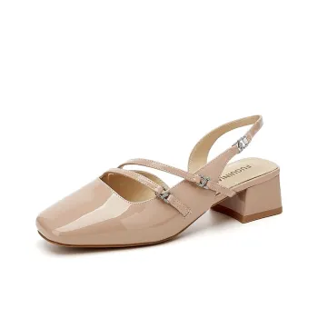 Rich Birds Chunky Heel High Heels Women's