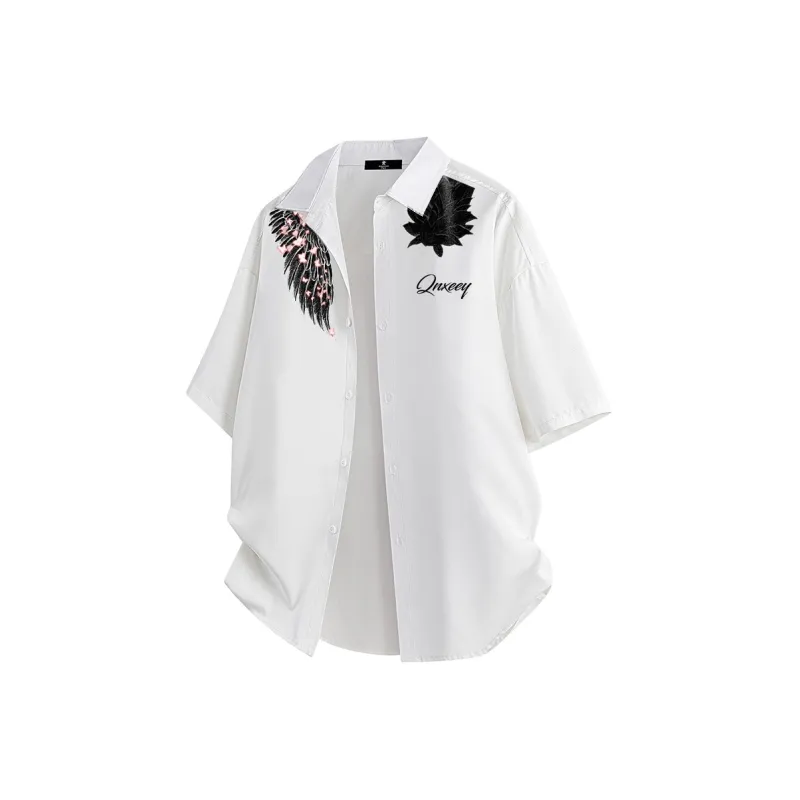 Qnxeey Shirts Unisex-6