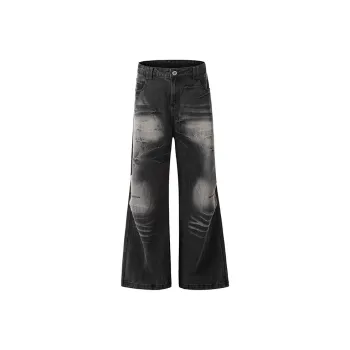 WHELVE Jeans Unisex Black